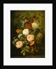 Vase of Flowers by Follower of Jan van Huysum