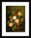 Vase of Flowers by Follower of Jan van Huysum