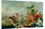 Marine Gods Paying Homage to Love by Eustache Le Sueur