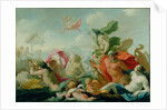 Marine Gods Paying Homage to Love by Eustache Le Sueur