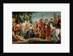 David Meeting Abigail by Workshop of Peter Paul Rubens