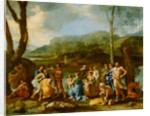 Saint John Baptizing in the River Jordan by Nicolas Poussin
