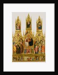 Polyptych with Coronation of the Virgin and Saints by Cenni di Francesco di Ser Cenni