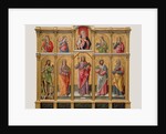 Polyptych with Saint James Major, Madonna and Child, and Saints by Bartolomeo Vivarini