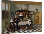 Family Group in an Interior by Quiringh Gerritsz. van Brekelenkam