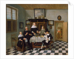 Family Group in an Interior by Quiringh Gerritsz. van Brekelenkam