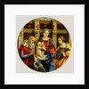 Madonna and Child with a Male Saint, Catherine of Alexandria and a Donor by Michelangelo di Pietro Membrini