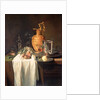 Still Life with Ewer, Vessels and Pomegranate by Willem Kalf