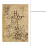 A Male Saint in Glory by Pedro Atanasio Bocanegra