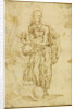 Allegorical Figure of Friendship (recto), Christ on the Cross (verso) by Juan del Castillo