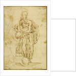 Allegorical Figure of Friendship (recto), Christ on the Cross (verso) by Juan del Castillo