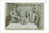 A Double Portrait of Hans Furraht and Jacob von der Burch by Ludger Tom Ring the Younger