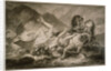 Death of Hippolytos by Carle Vernet