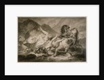 Death of Hippolytos by Carle Vernet