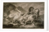 Death of Hippolytos by Carle Vernet