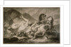 Death of Hippolytos by Carle Vernet