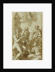 Christ the Saviour above Saints John the Baptist, Jerome, Catherine and Thomas by Giuseppe Porta