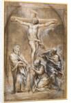 Christ on the Cross with the Virgin Mary, Mary Magdalene, and Saint John by Pietro da Cortona