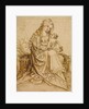 The Virgin and Child on a Grassy Bench by Anonymous