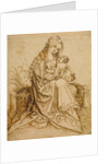The Virgin and Child on a Grassy Bench by Anonymous