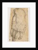 Study of a man's right hand (recto), Studies of four heads and of a nude figure seen from the rear (verso) by Agnolo Bronzino