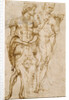 Two Standing Male Figures (recto), A Man Reclining and Other Studies (verso) by Andrea Mantegna