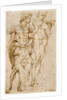 Two Standing Male Figures (recto), A Man Reclining and Other Studies (verso) by Andrea Mantegna