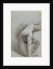 Kneeling Figure (recto), Reclining Figure (verso) by Agostino Carracci