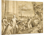 The Mystic Marriage of Saint Catherine with Saints and a Doge by Andrea Schiavone