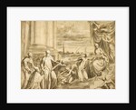 The Mystic Marriage of Saint Catherine with Saints and a Doge by Andrea Schiavone