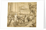 The Mystic Marriage of Saint Catherine with Saints and a Doge by Andrea Schiavone