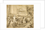 The Mystic Marriage of Saint Catherine with Saints and a Doge by Andrea Schiavone