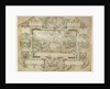The Destruction of Pharoah's Army and Other Scenes within a Cartouche by Etienne Delaune
