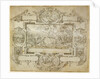 The Destruction of Pharoah's Army and Other Scenes within a Cartouche by Etienne Delaune