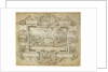 The Destruction of Pharoah's Army and Other Scenes within a Cartouche by Etienne Delaune