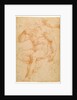 Studies of a Male Nude, a Drapery, and a Hand by Giorgio Vasari