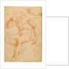 Studies of a Male Nude, a Drapery, and a Hand by Giorgio Vasari