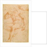 Studies of a Male Nude, a Drapery, and a Hand by Giorgio Vasari
