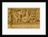 Design for a Frieze with Worshipers Bringing Sacrificial Offerings by Lelio Orsi