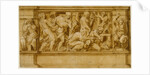 Design for a Frieze with Worshipers Bringing Sacrificial Offerings by Lelio Orsi