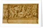 Design for a Frieze with Worshipers Bringing Sacrificial Offerings by Lelio Orsi