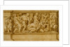Design for a Frieze with Worshipers Bringing Sacrificial Offerings by Lelio Orsi