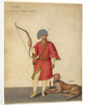 An Azappo Archer with a Cheetah by Jacopo Ligozzi
