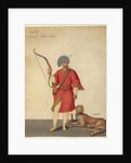 An Azappo Archer with a Cheetah by Jacopo Ligozzi