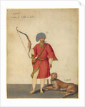 An Azappo Archer with a Cheetah by Jacopo Ligozzi