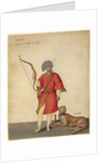 An Azappo Archer with a Cheetah by Jacopo Ligozzi