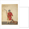 An Azappo Archer with a Cheetah by Jacopo Ligozzi