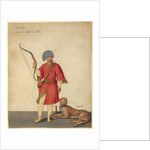An Azappo Archer with a Cheetah by Jacopo Ligozzi