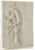 Standing Saint (recto), Studies of Christ at the Column, a Nude from Behind, and Various Figures (verso) by Filippino Lippi