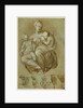 Charity and Studies of Entablatures (recto), Frieze of Putti (verso) by Paolo Farinati